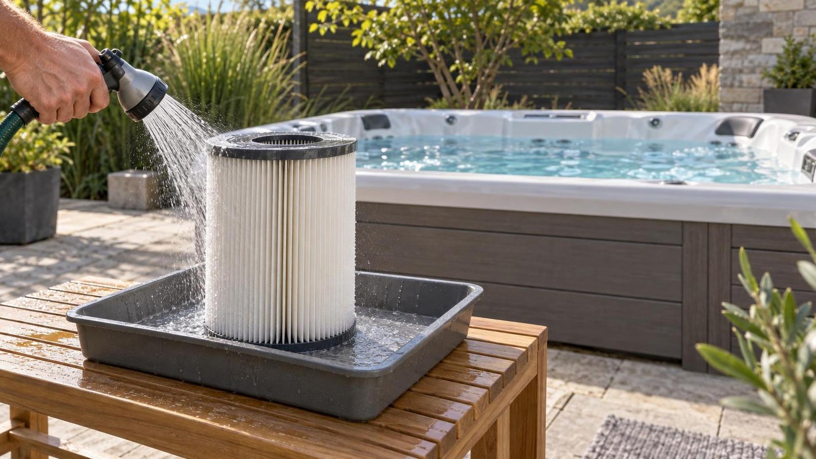 Hot Tub Filter Cleaning Schedule for Clearer Water